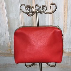 Steve Madden Burning Red Cosmetic Bag